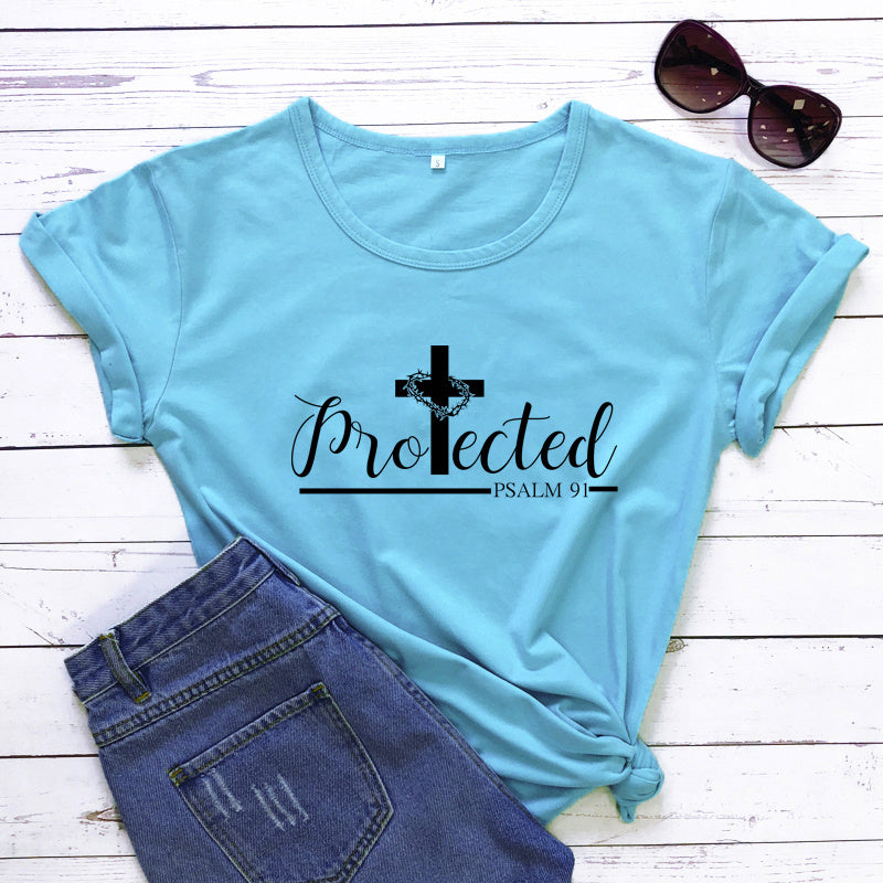 "Protected" Womens T-shirt