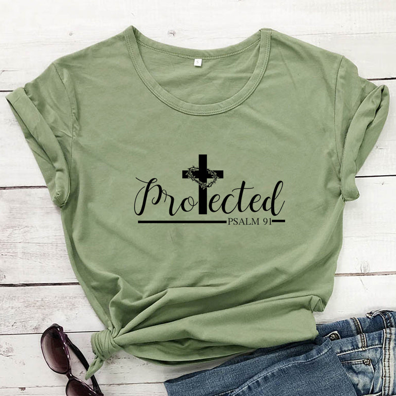 "Protected" Womens T-shirt