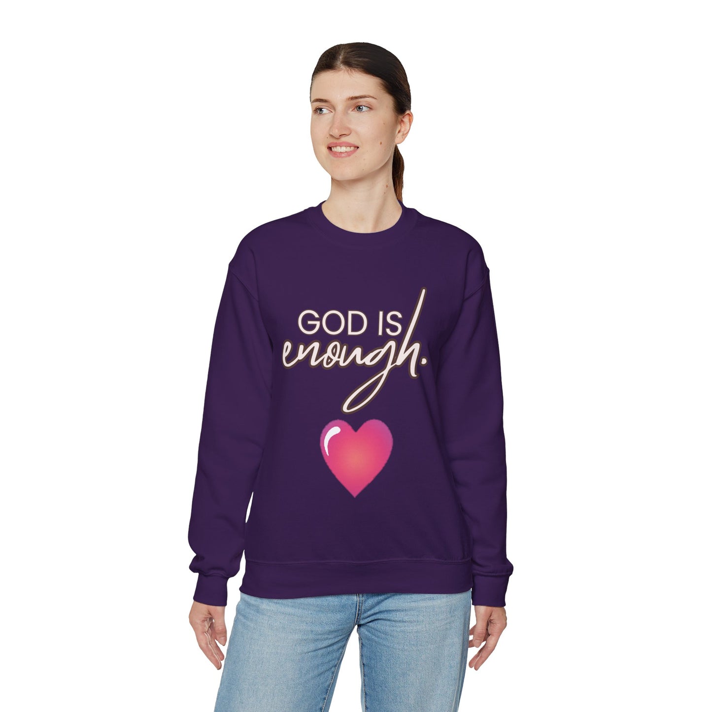 Womens Enough Crewneck Sweatshirt