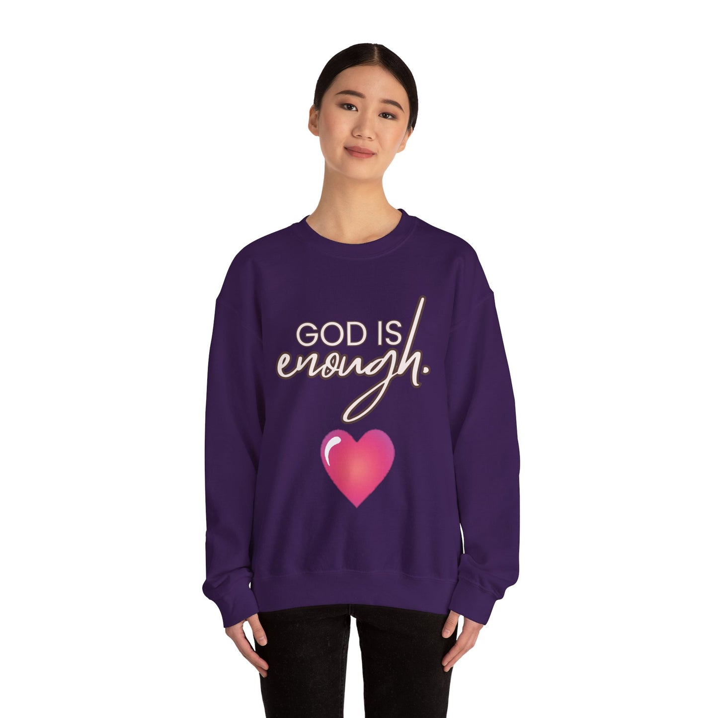 Womens Enough Crewneck Sweatshirt