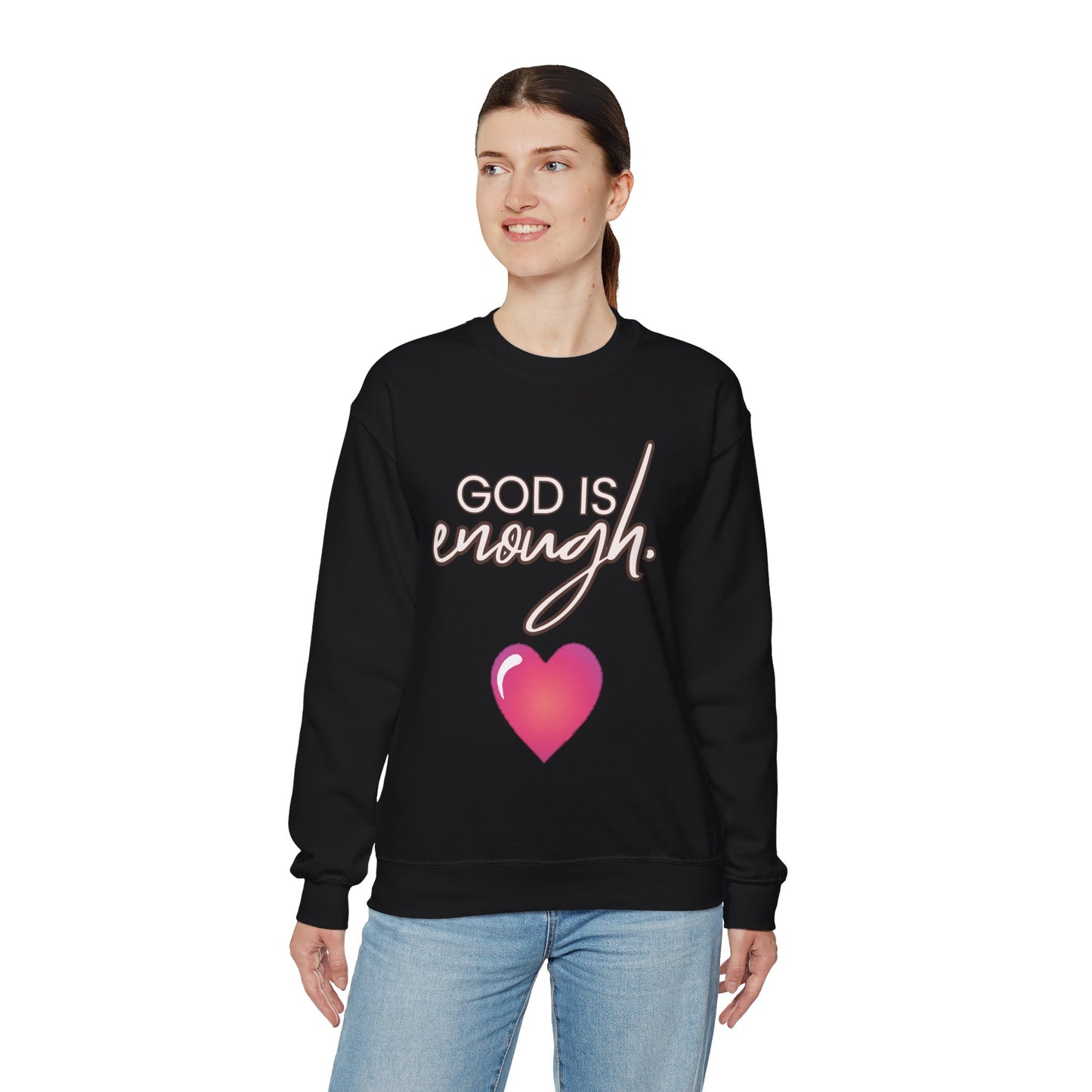 Womens Enough Crewneck Sweatshirt