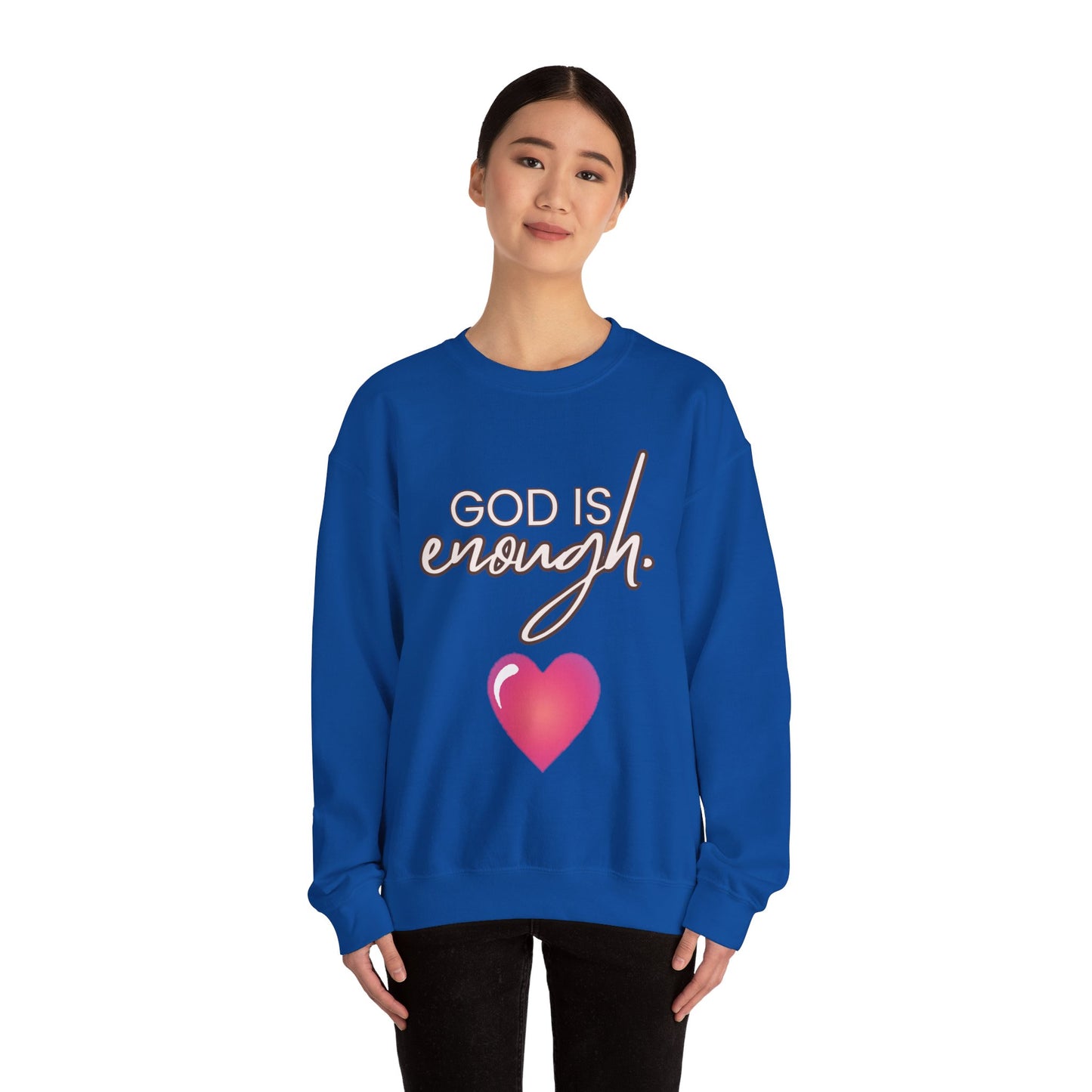 Womens Enough Crewneck Sweatshirt