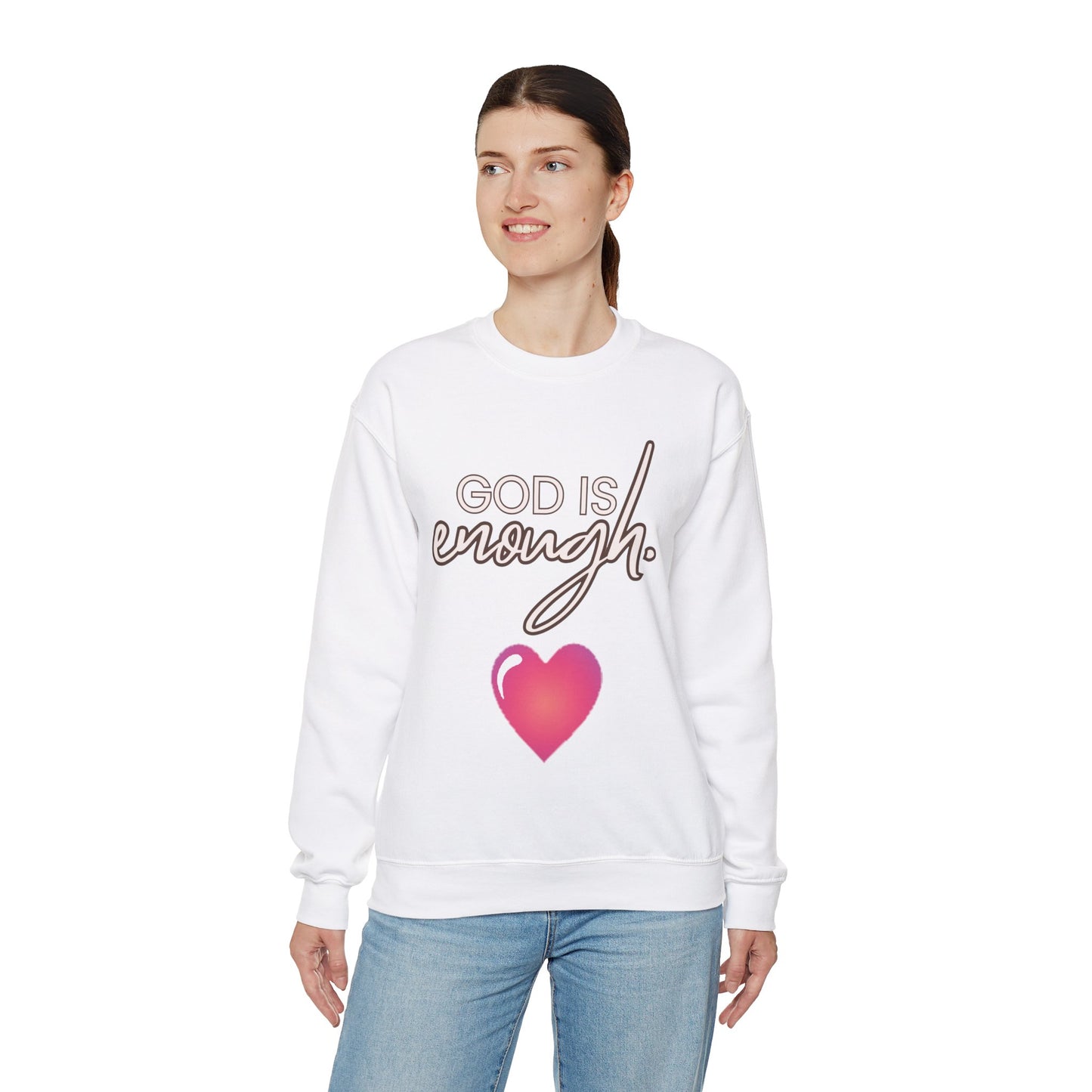 Womens Enough Crewneck Sweatshirt