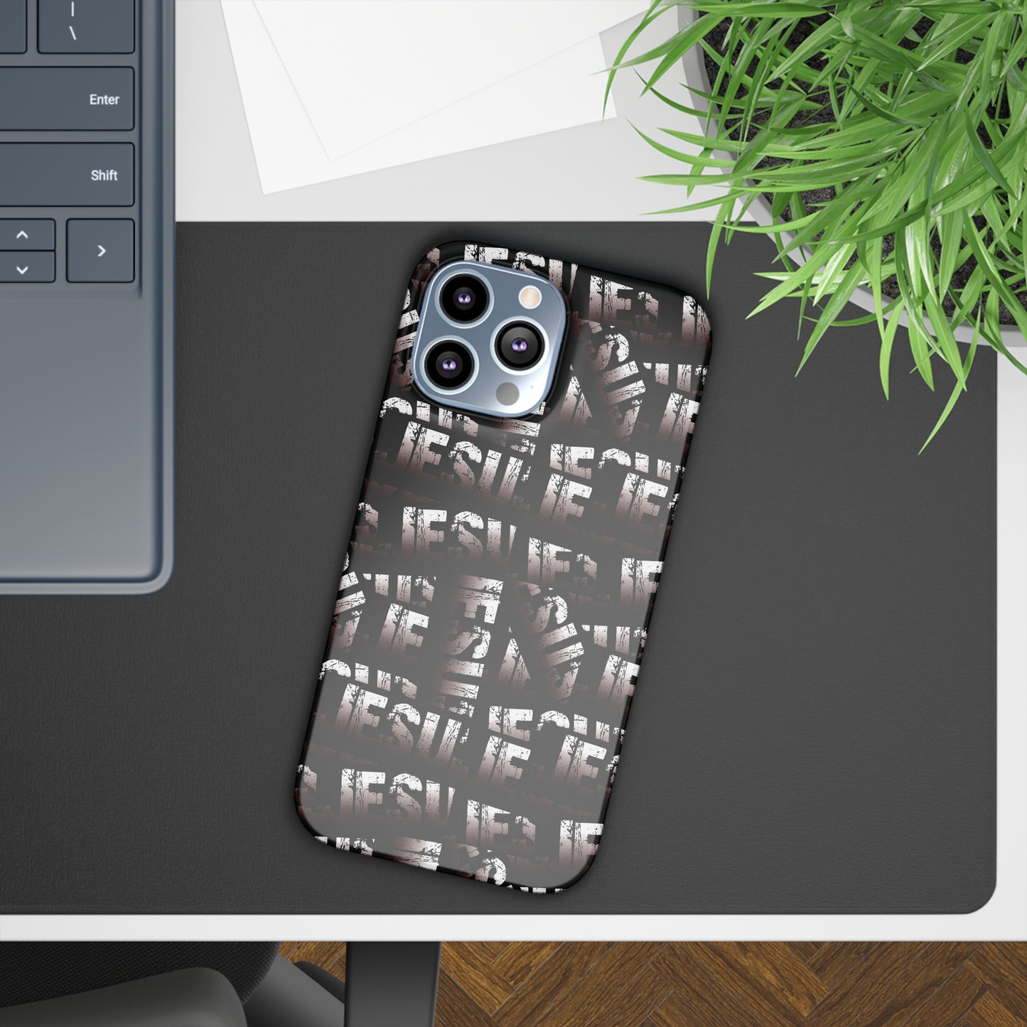 "Jesus" Wrapped Slim Case (Select Device)