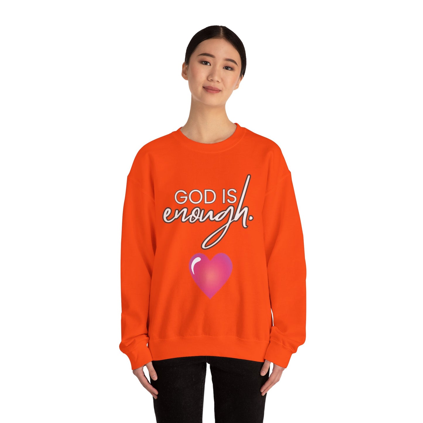 Womens Enough Crewneck Sweatshirt