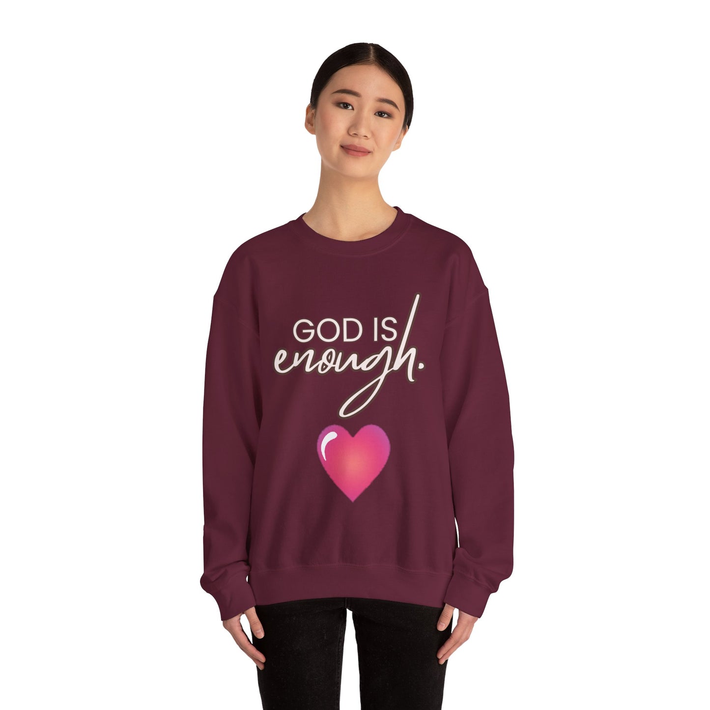 Womens Enough Crewneck Sweatshirt