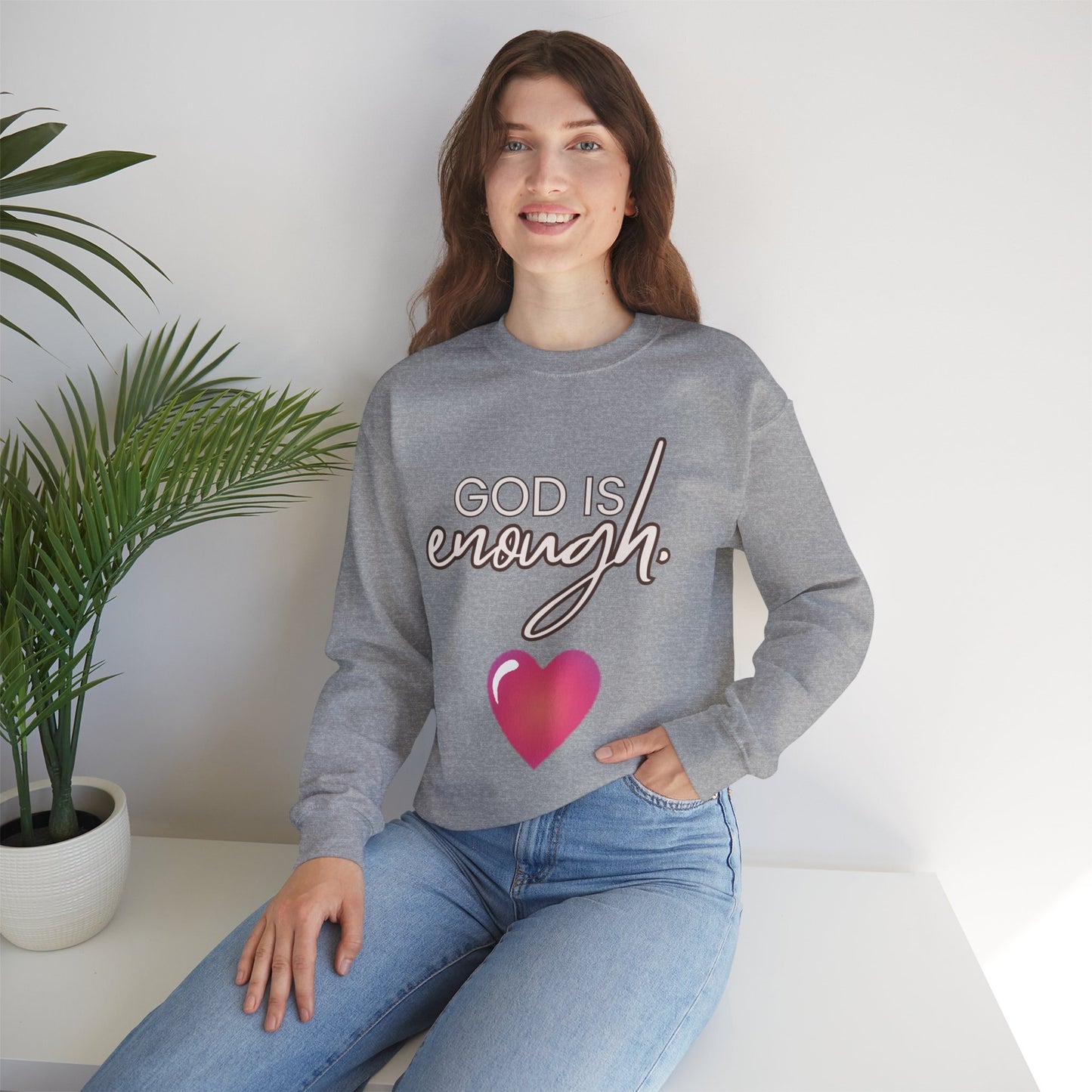 Womens Enough Crewneck Sweatshirt