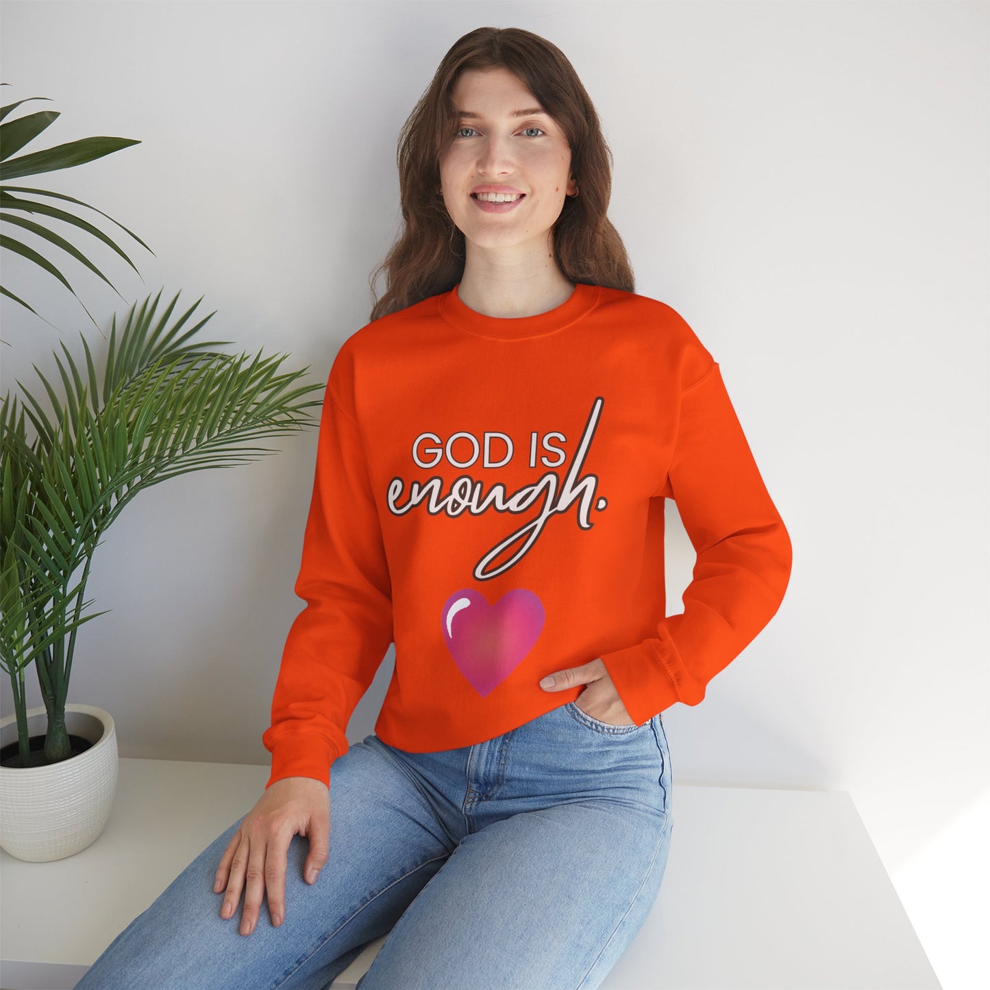 Womens Enough Crewneck Sweatshirt