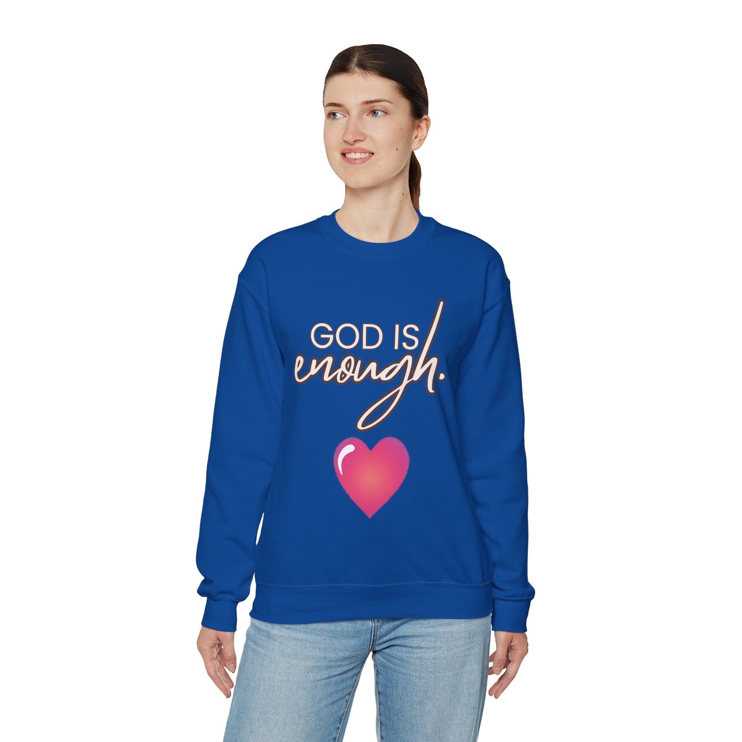 Womens Enough Crewneck Sweatshirt