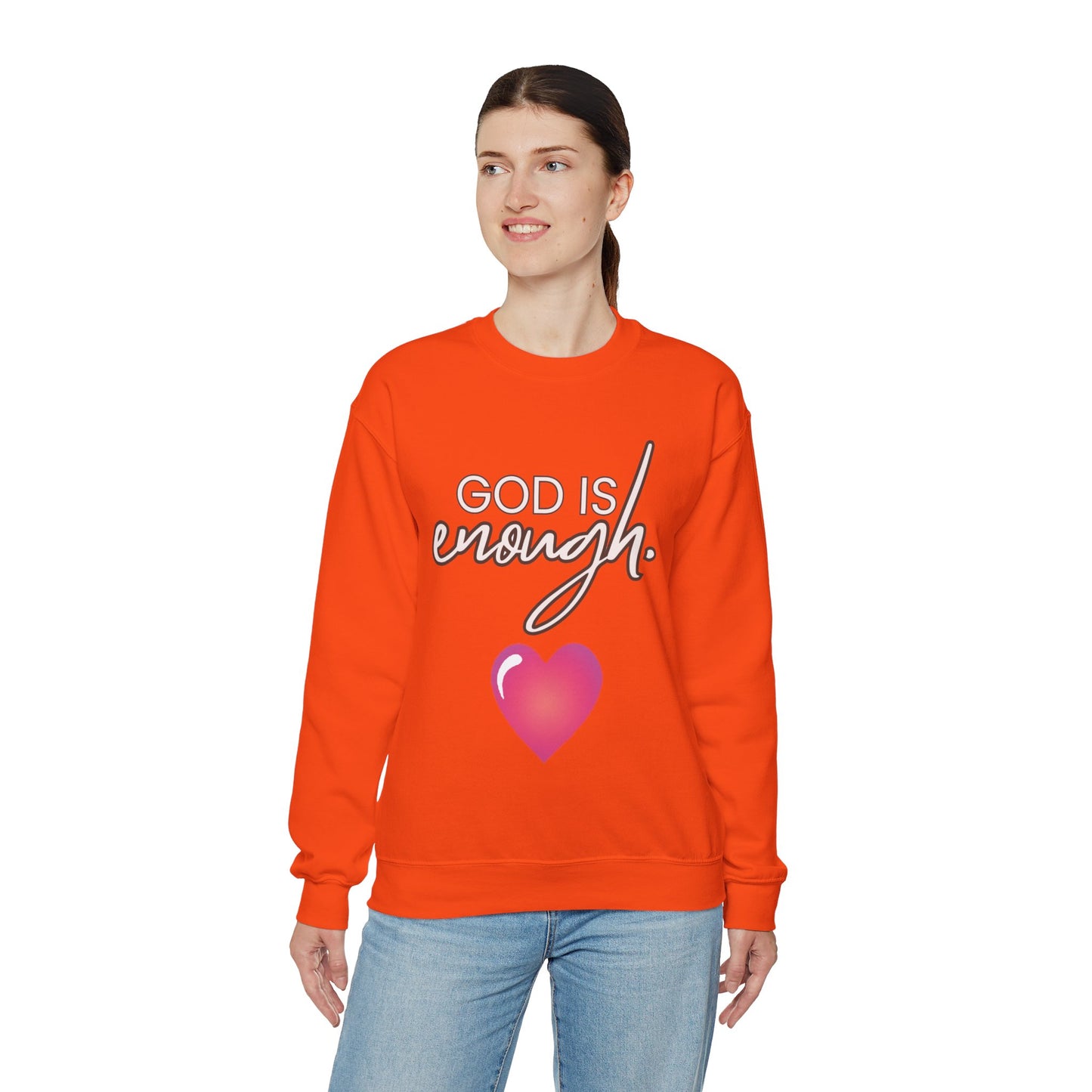 Womens Enough Crewneck Sweatshirt