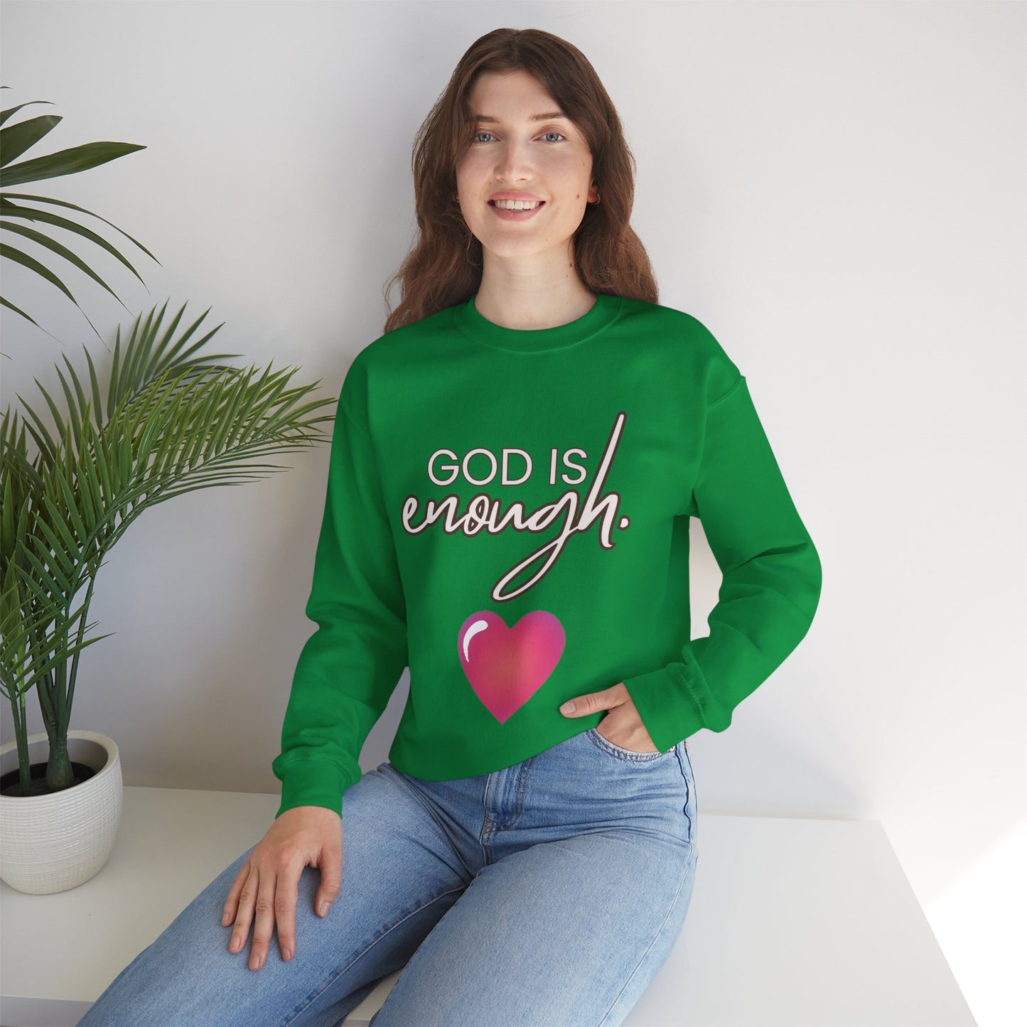 Womens Enough Crewneck Sweatshirt