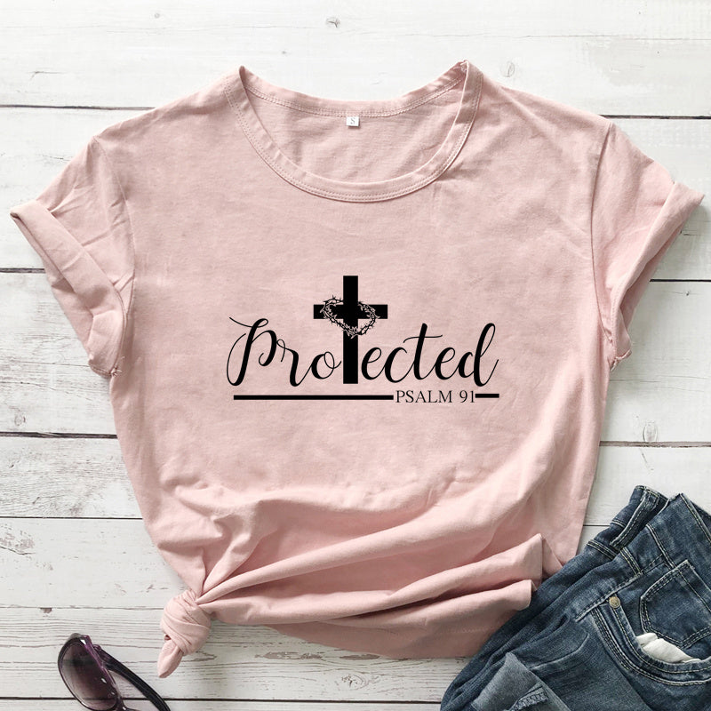 "Protected" Womens T-shirt
