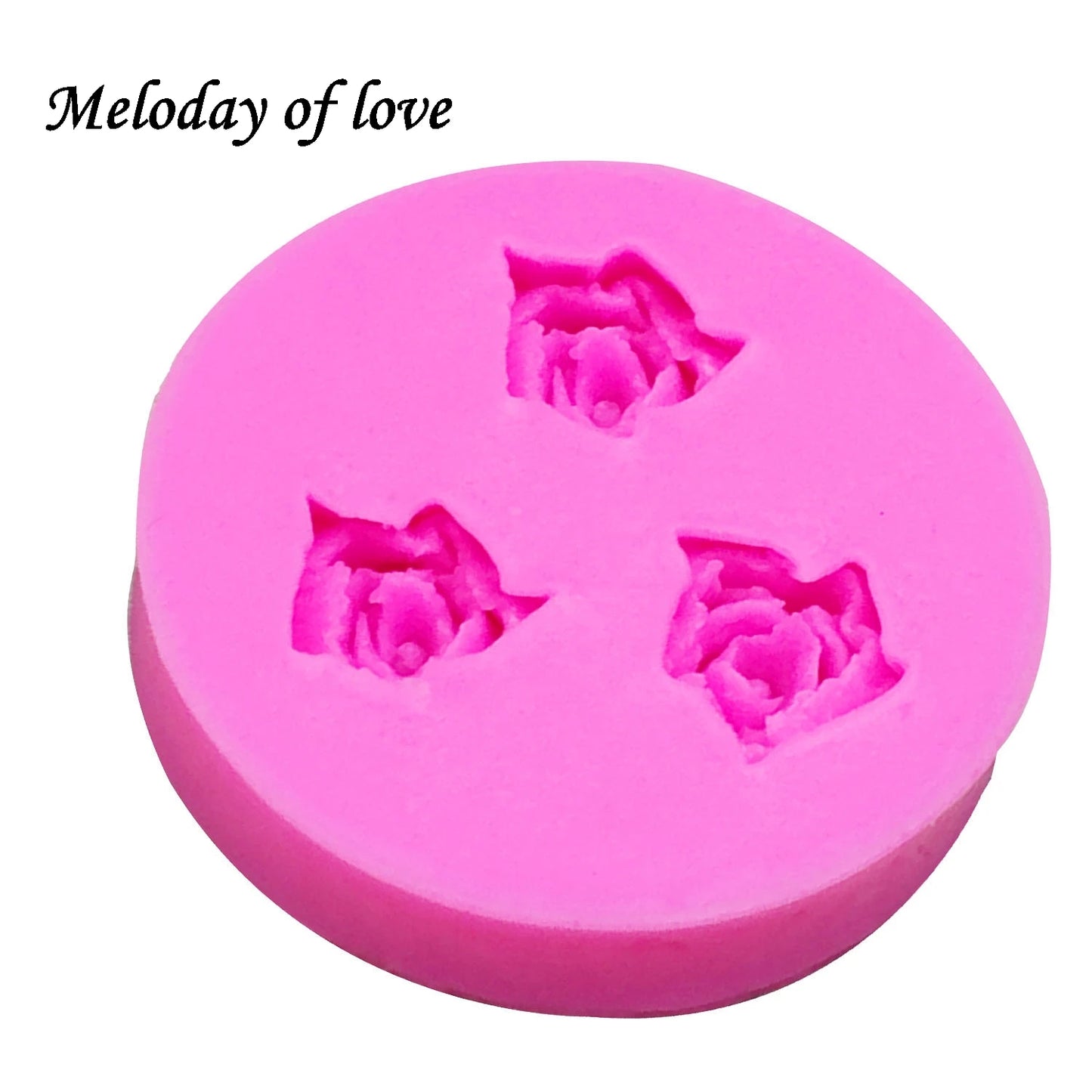 Rose Decorating Tool 3D Baking Fondant Silicone Mold