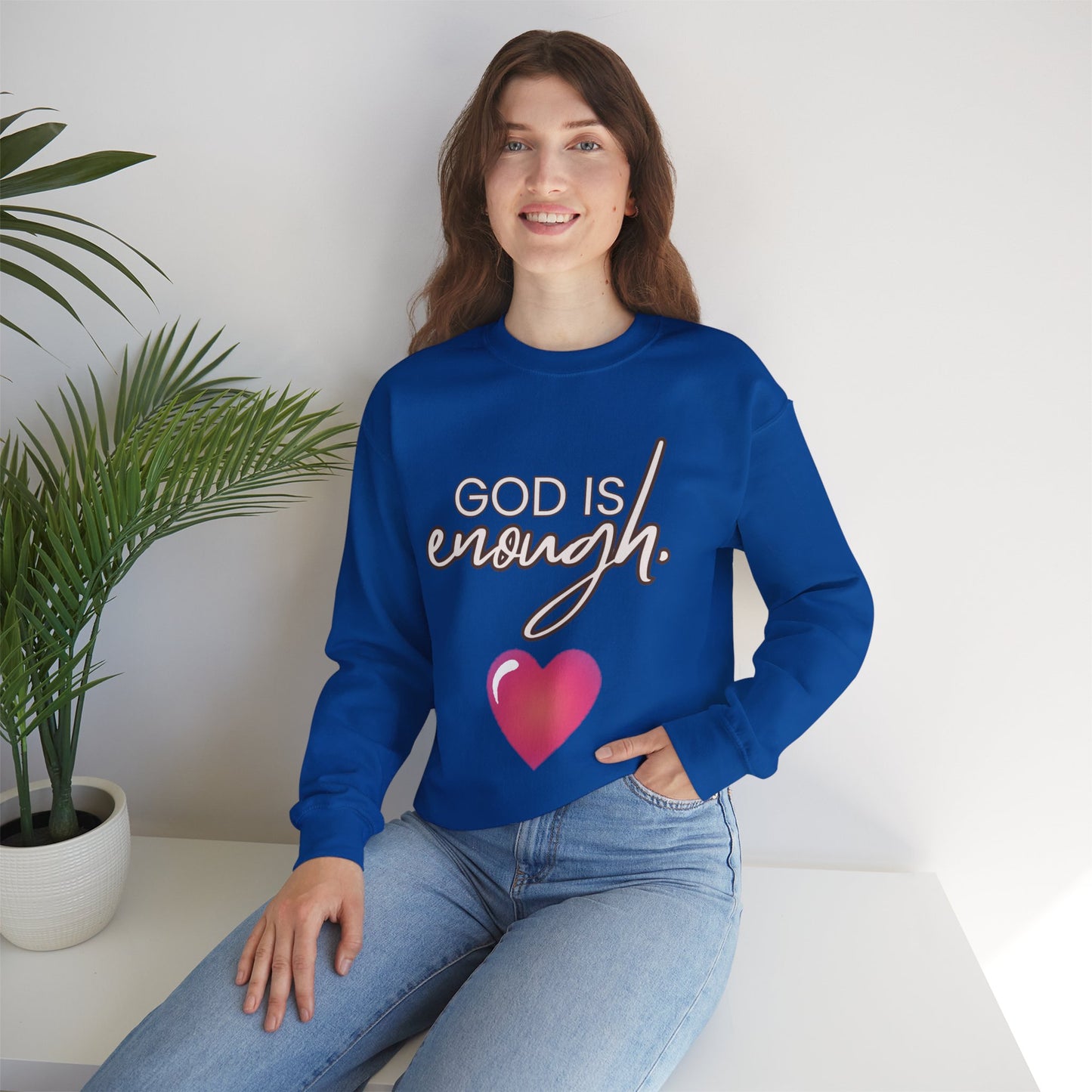 Womens Enough Crewneck Sweatshirt