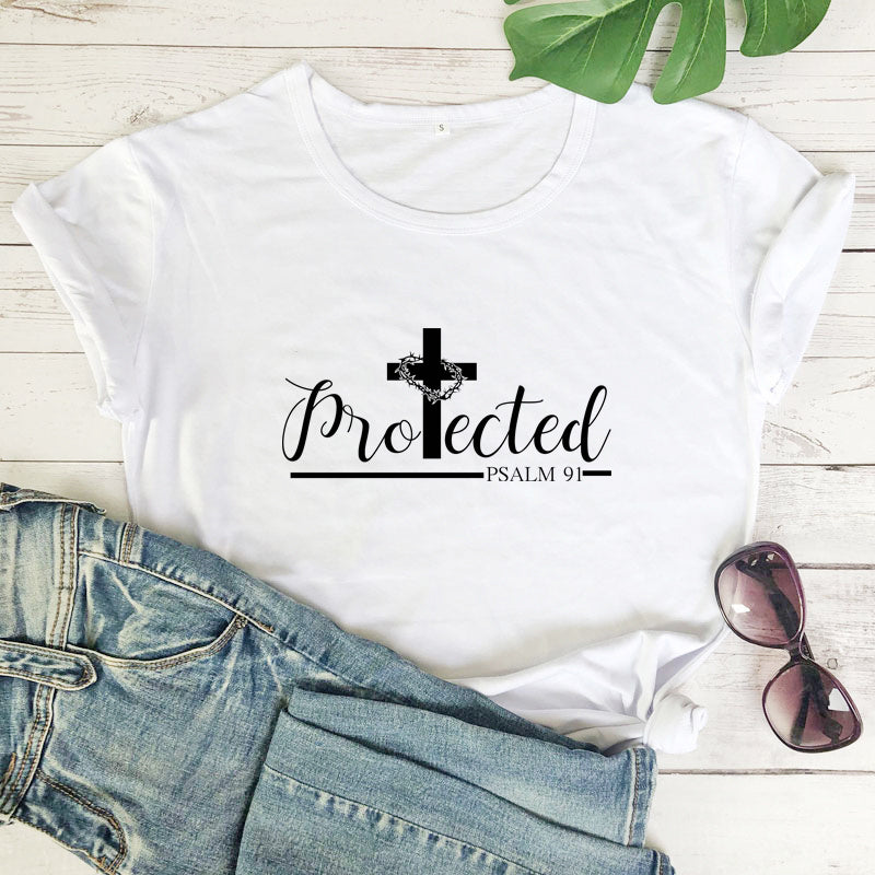 "Protected" Womens T-shirt