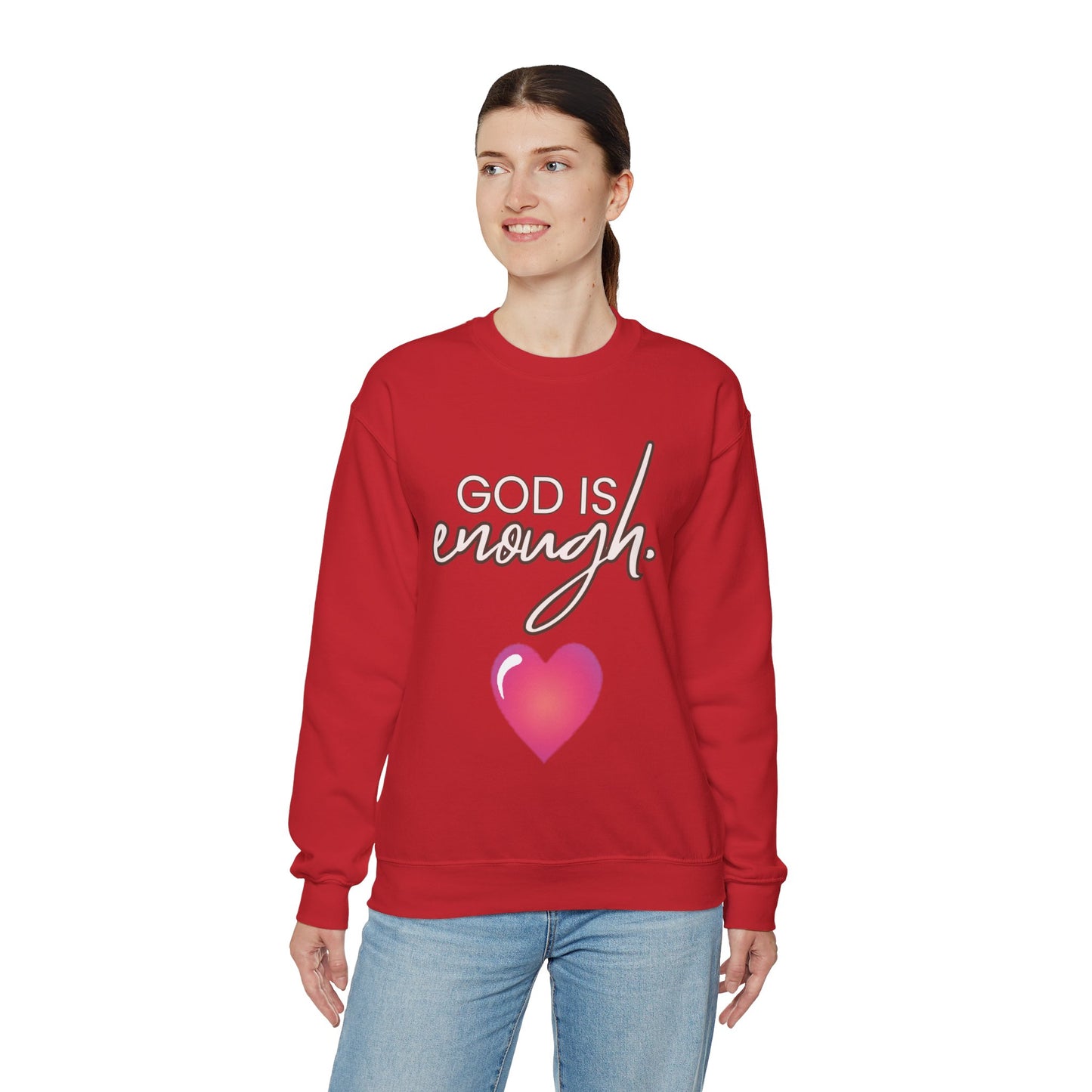 Womens Enough Crewneck Sweatshirt