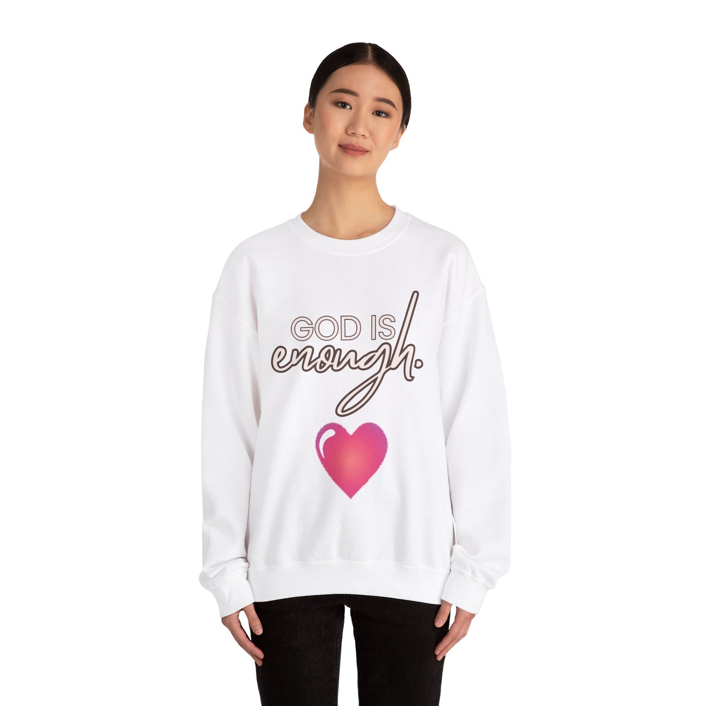 Womens Enough Crewneck Sweatshirt