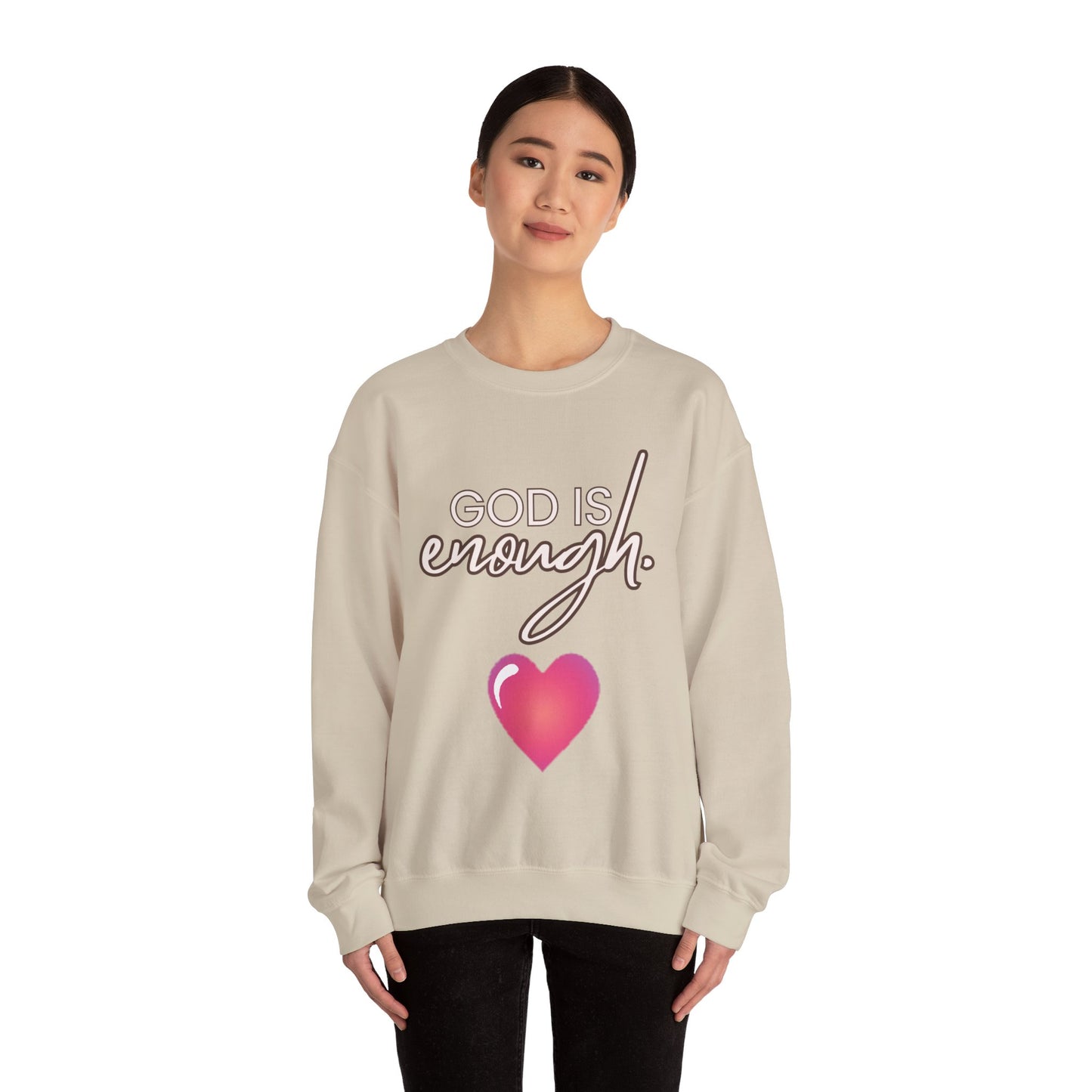 Womens Enough Crewneck Sweatshirt