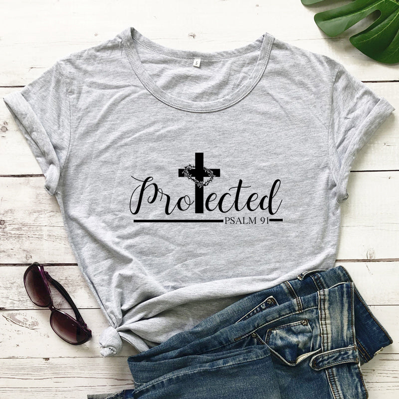 "Protected" Womens T-shirt