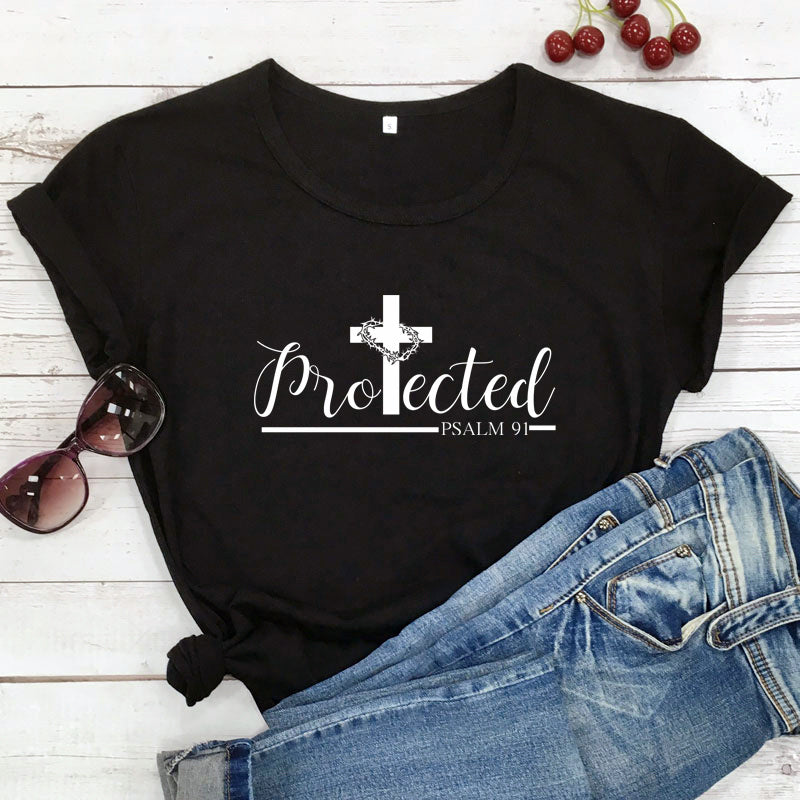 "Protected" Womens T-shirt