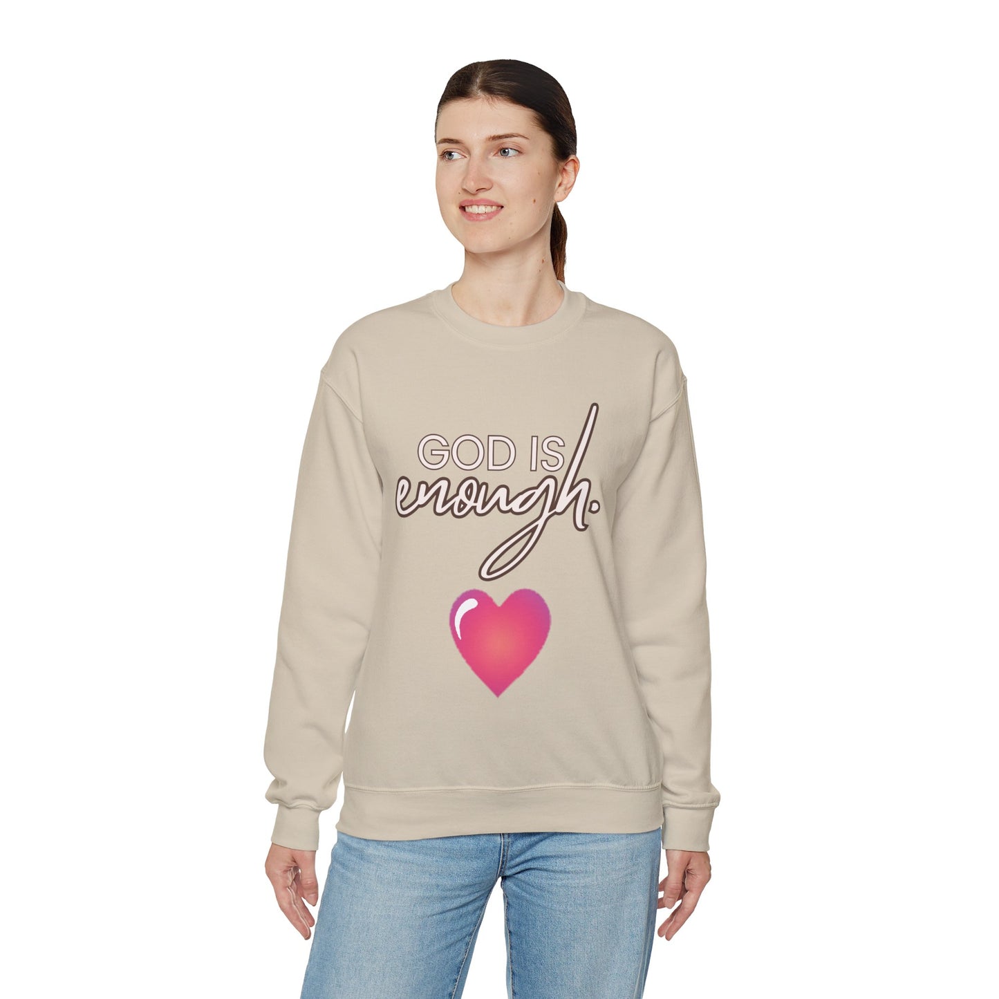 Womens Enough Crewneck Sweatshirt