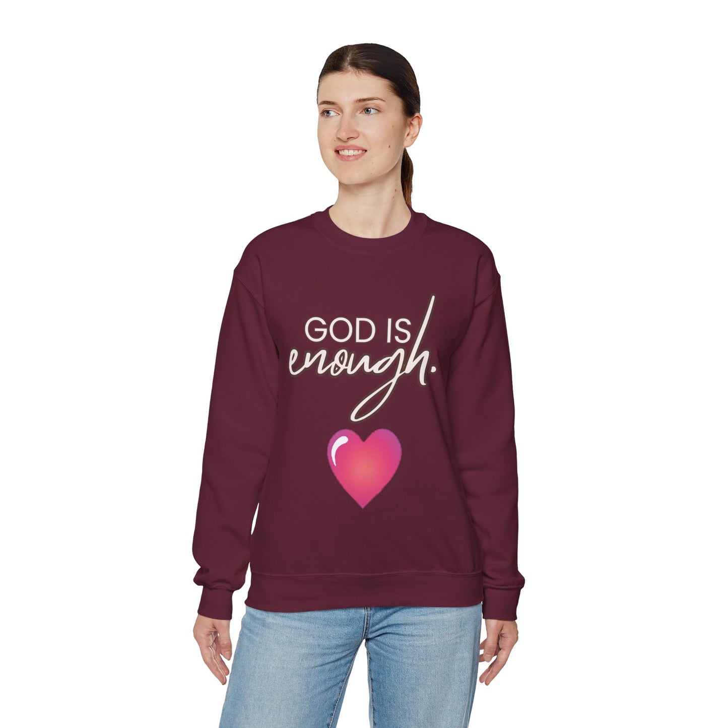 Womens Enough Crewneck Sweatshirt