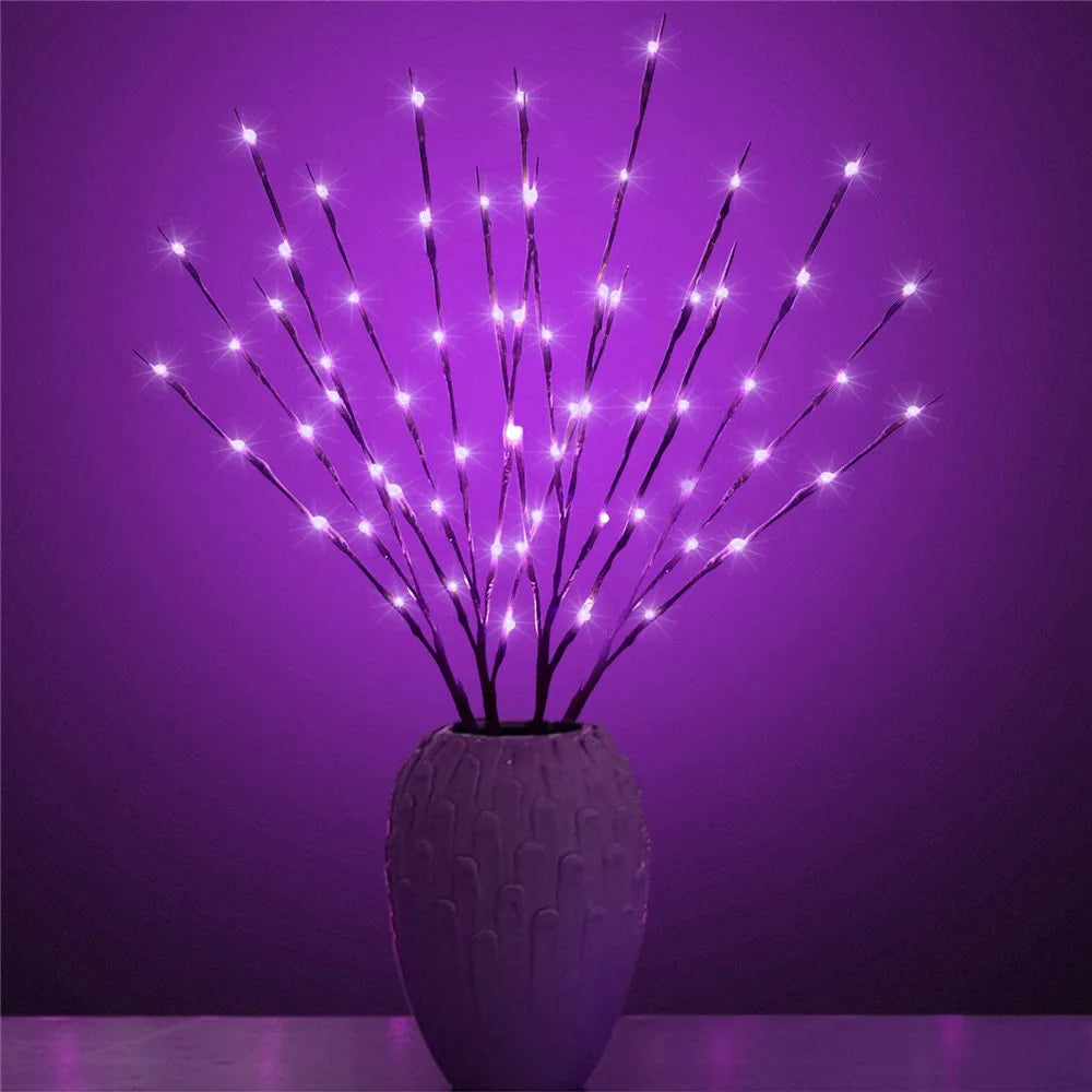 20 Bulbs LED Willow Branch Lights Lamp