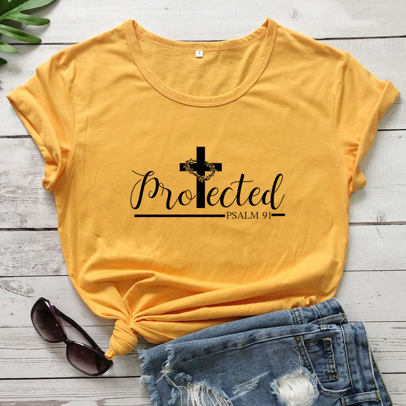 "Protected" Womens T-shirt