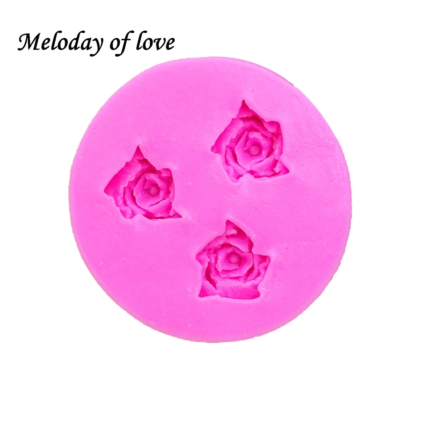 Rose Decorating Tool 3D Baking Fondant Silicone Mold