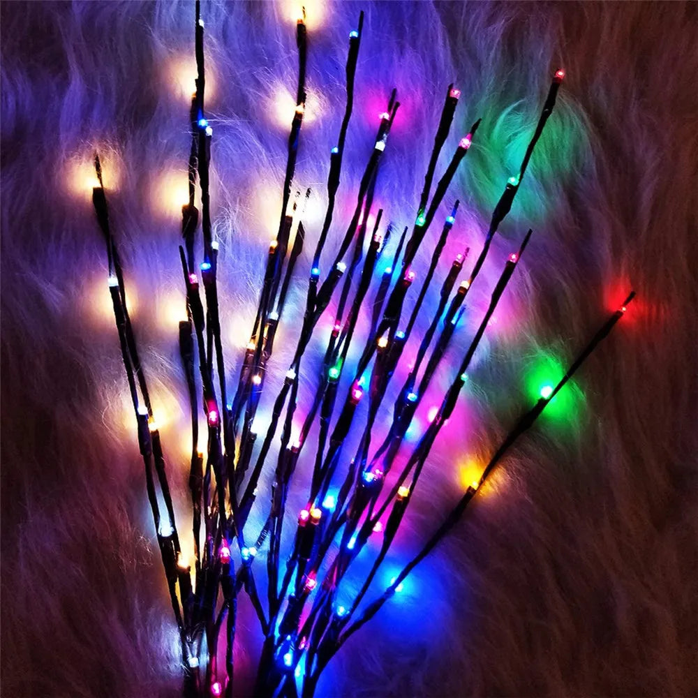 20 Bulbs LED Willow Branch Lights Lamp