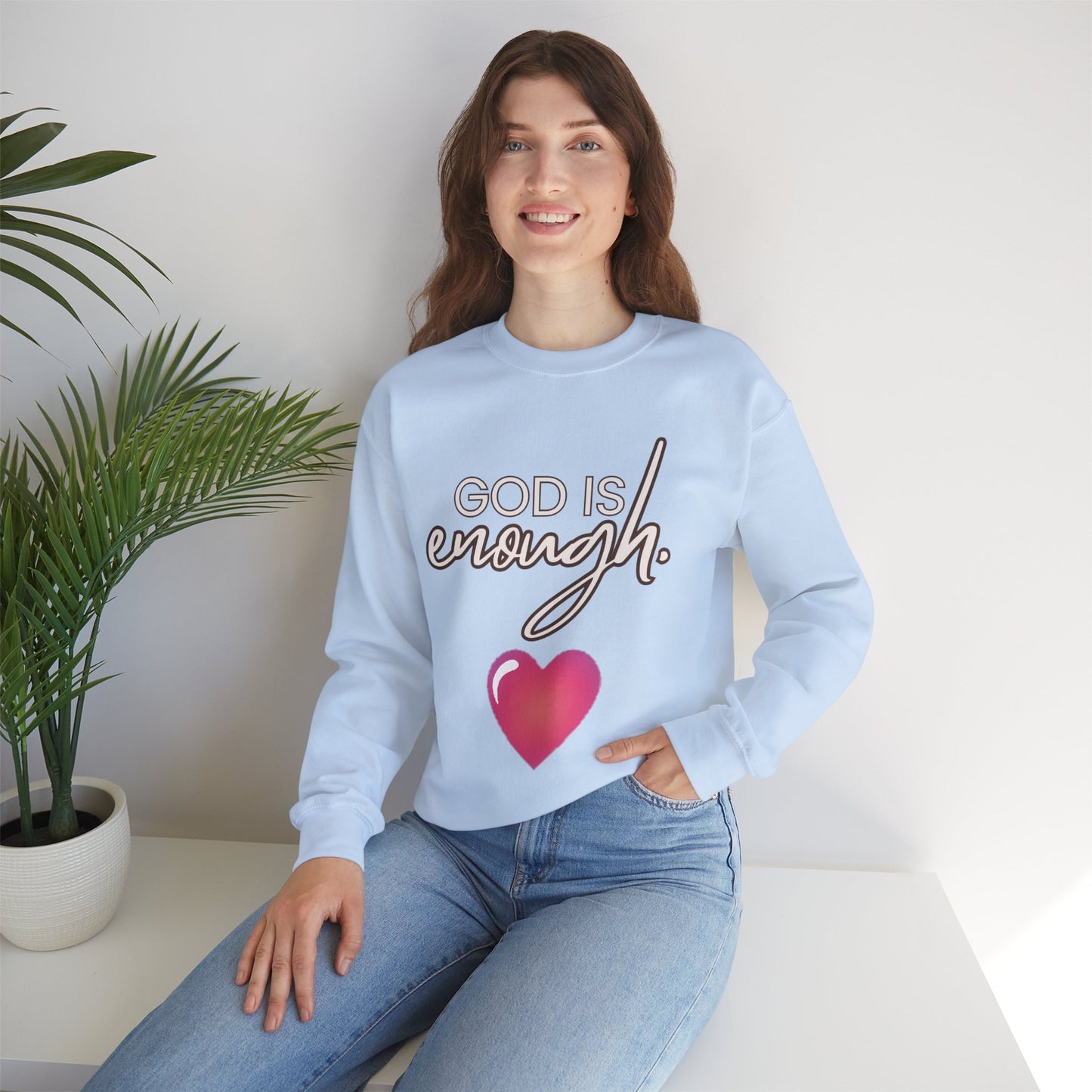 Womens Enough Crewneck Sweatshirt