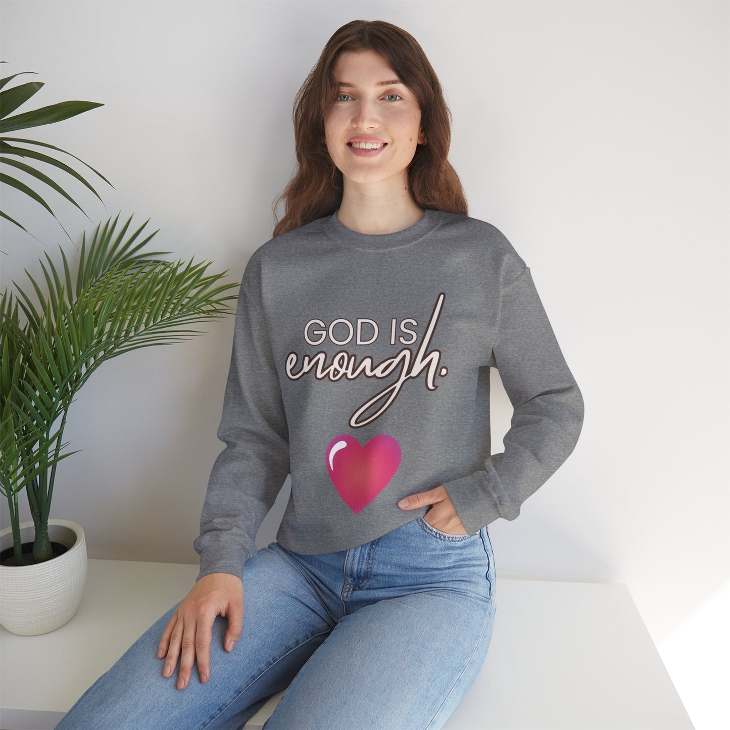Womens Enough Crewneck Sweatshirt