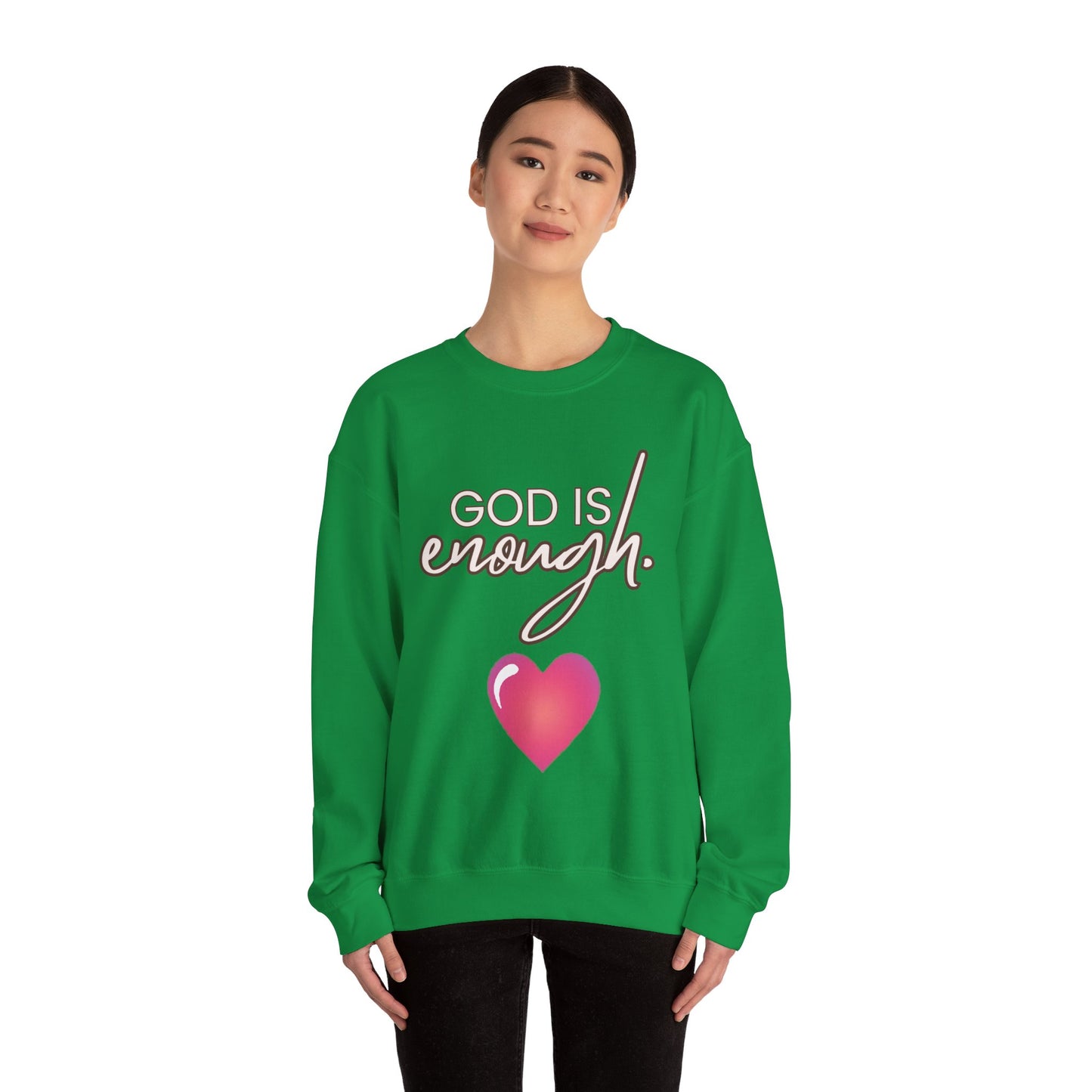 Womens Enough Crewneck Sweatshirt