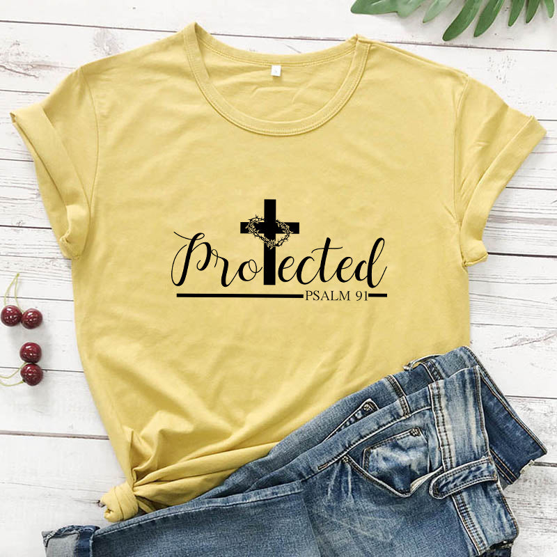 "Protected" Womens T-shirt