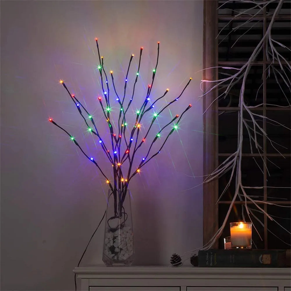 20 Bulbs LED Willow Branch Lights Lamp