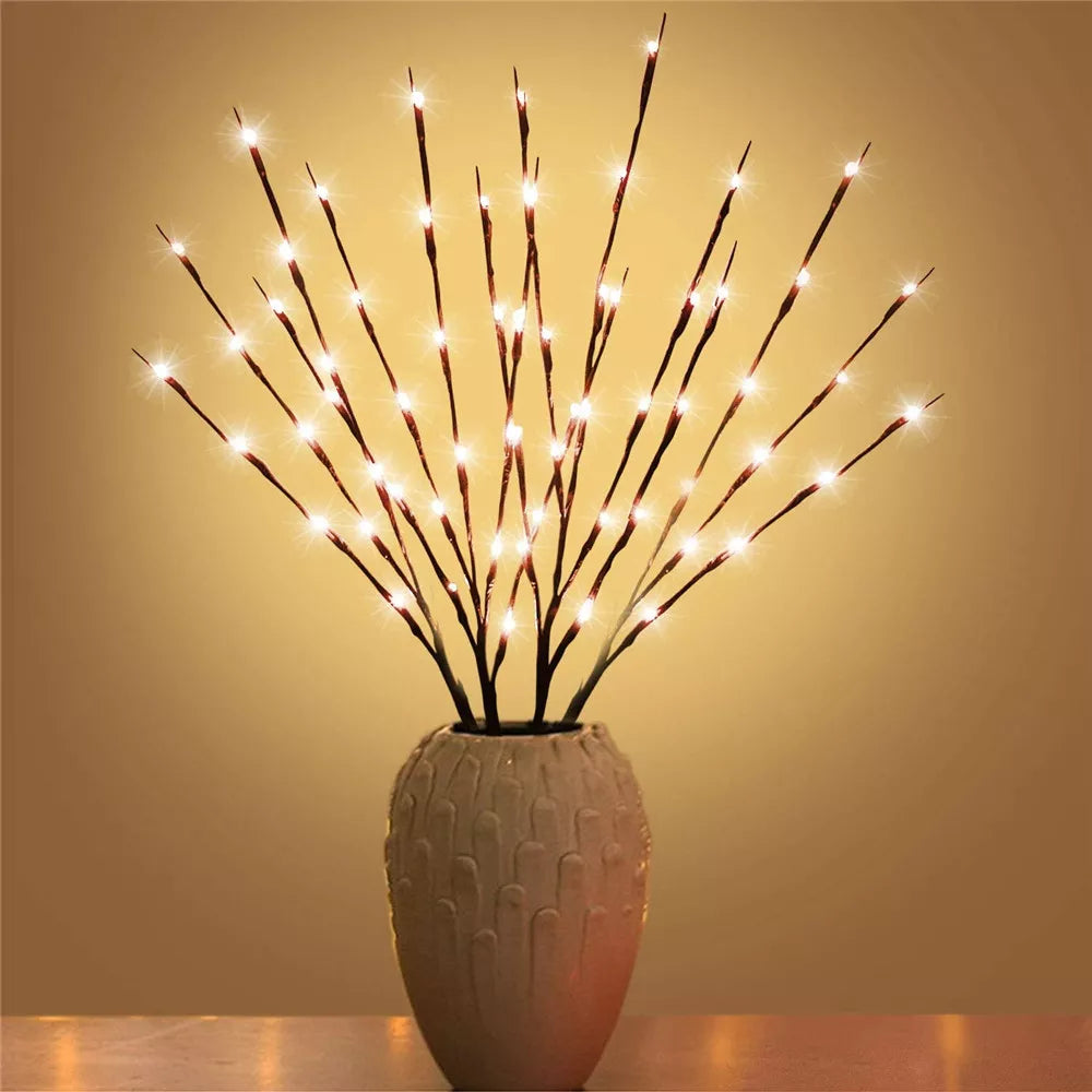 20 Bulbs LED Willow Branch Lights Lamp