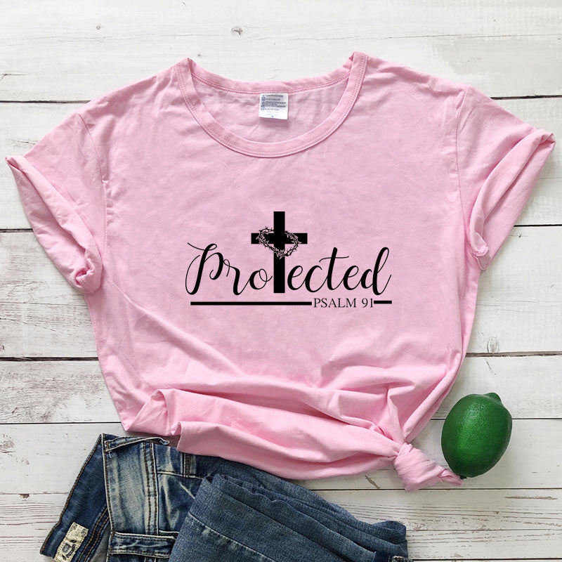 "Protected" Womens T-shirt