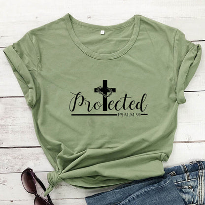 "Protected" Womens T-shirt