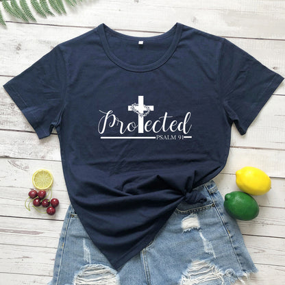 "Protected" Womens T-shirt